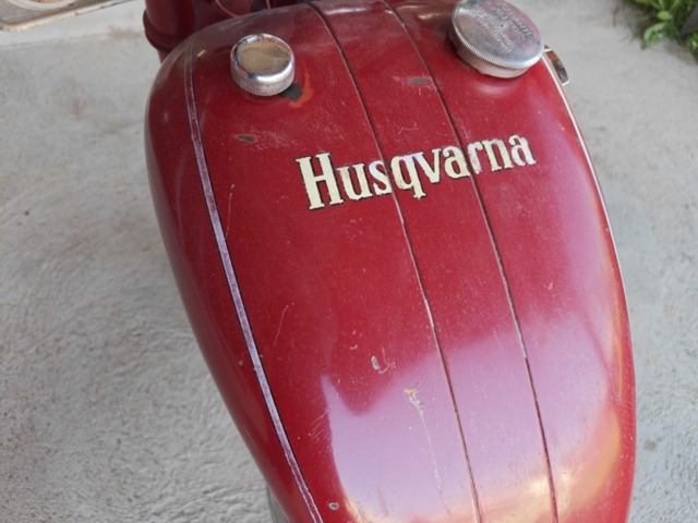 1485370-8 Veteranmotorcykel Husqvarna Modell 30 "Rödmyra" -1953