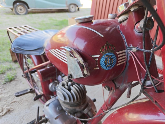 1485370-13 Veteranmotorcykel Husqvarna Modell 30 "Rödmyra" -1953