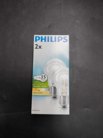 1541229-2 Halogenlampor 68 st 2-pack  - Philips, EcoClassic E27 Klar