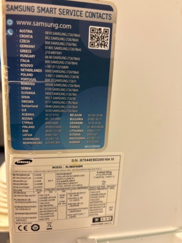 1535504-5 Kyl/frys kombinerad - Samsung RL56GHGSW