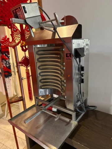 1535515-1 Kebabgrill, fritös och bain-marie - Potis / Kromet / Exxent
