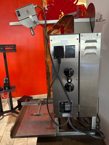 1535515-3 Kebabgrill, fritös och bain-marie - Potis / Kromet / Exxent