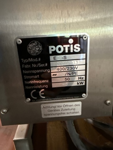 1535515-5 Kebabgrill, fritös och bain-marie - Potis / Kromet / Exxent