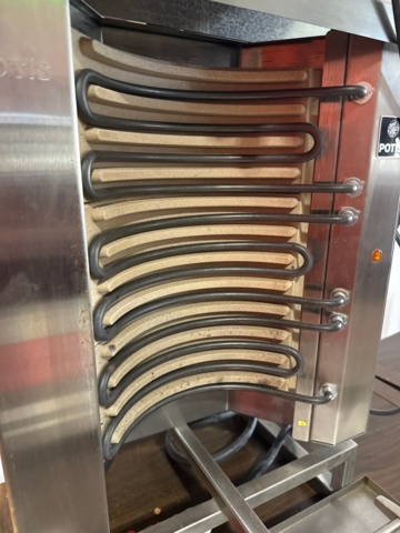 1535515-6 Kebabgrill, fritös och bain-marie - Potis / Kromet / Exxent