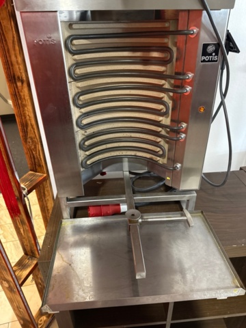 1535515-7 Kebabgrill, fritös och bain-marie - Potis / Kromet / Exxent