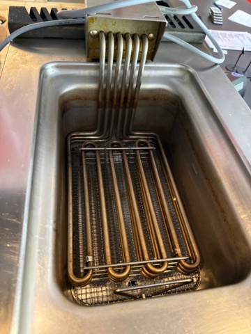 1535515-11 Kebabgrill, fritös och bain-marie - Potis / Kromet / Exxent