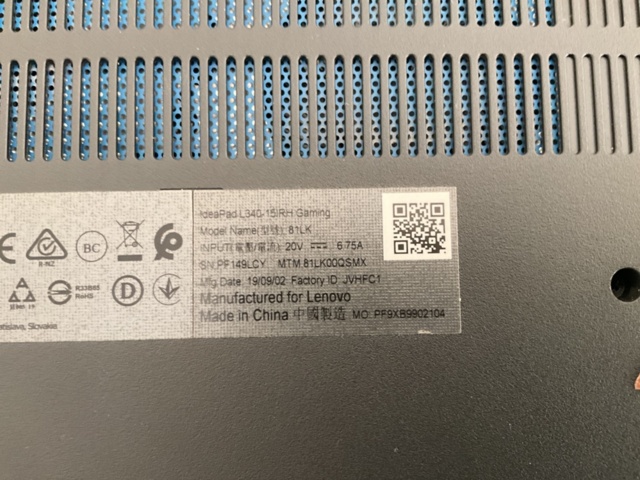 1473448-4 Laptop - Lenovo