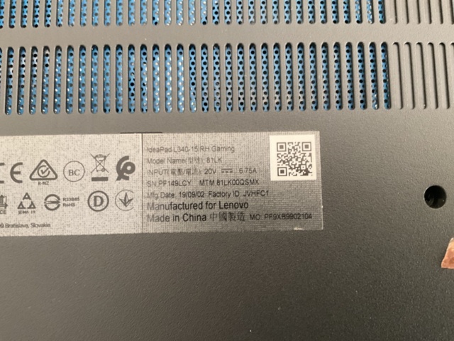 1473448-5 Laptop - Lenovo