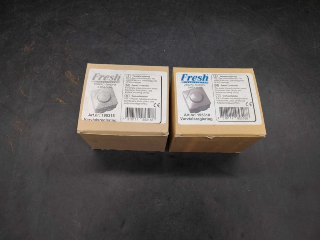 1540964-2 Varvtalsregulator - 2 st, Fresh, 230 VAC