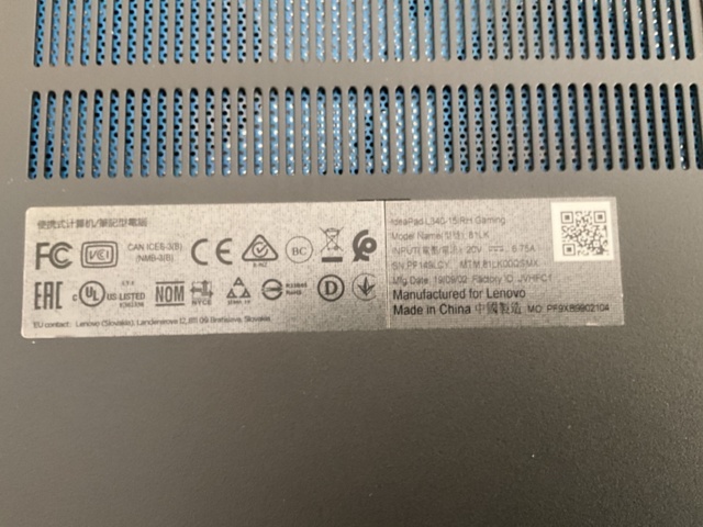 1473448-6 Laptop - Lenovo
