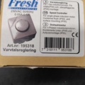 1540964-4 Varvtalsregulator - 2 st, Fresh, 230 VAC