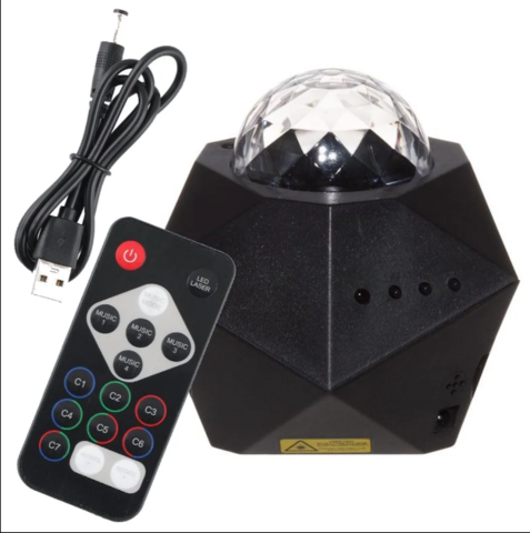 1529574-1 Galaxiprojektor, 6 st - Finn-Lumor, fjärrkontroll, USB