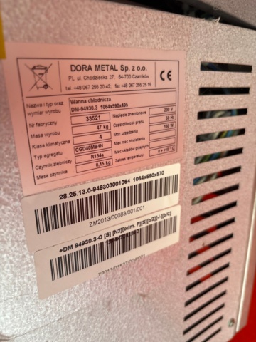 1535510-7 Serveringsdisk / kylbrunn med överdel - Dora Metal DM-94930.3 / DM-94531