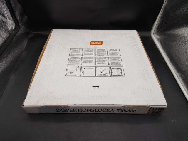 1540980-3 Inspection hatch - EI60, 500x500 mm, white lacquered