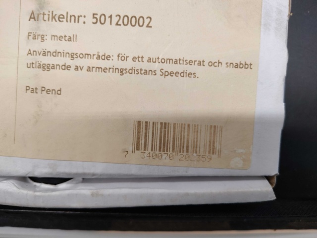 1540988-3 Släppkäpp - Speedies, för armeringsdistanser, metall
