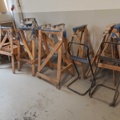 1485375-1 Pallbockar i trä för måleri 9 st