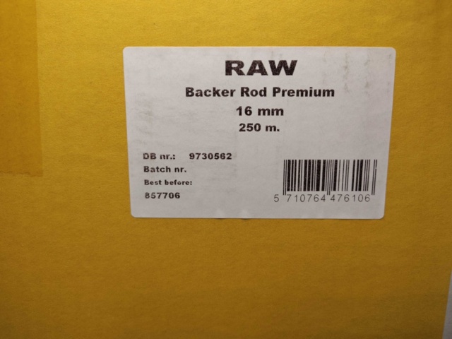 1541025-4 Tätningslist - RAW, 250 m, 16 mm