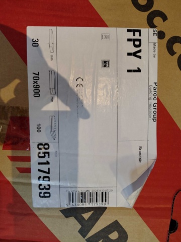 1541026-7 Insulation 3 pcs - Paroc, eXtra, FPY 1