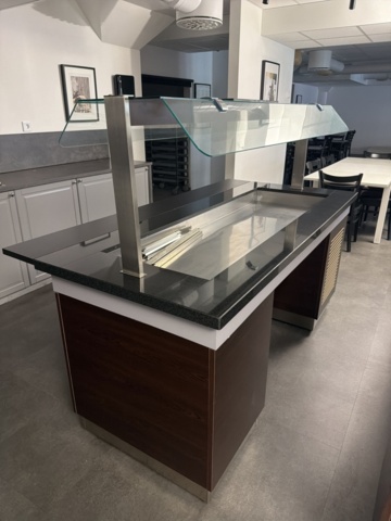 1533238-1 Salladsdisk med överhylla i glas - ggmgastro KPIN289 -2024