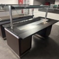1533238-3 Salladsdisk med överhylla i glas - ggmgastro KPIN289 -2024