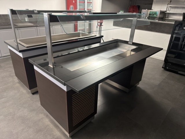 1533238-3 Salladsdisk med överhylla i glas - ggmgastro KPIN289 -2024
