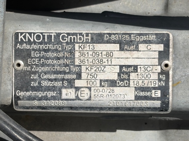 1368099-26 Skåpsläp - Brenderup CE100035R -2021
