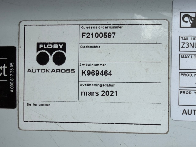 1411062-51 Mercedes-Benz Sprinter 316 CDI Chassi 7G-Tronic Plus, 163hk -2021