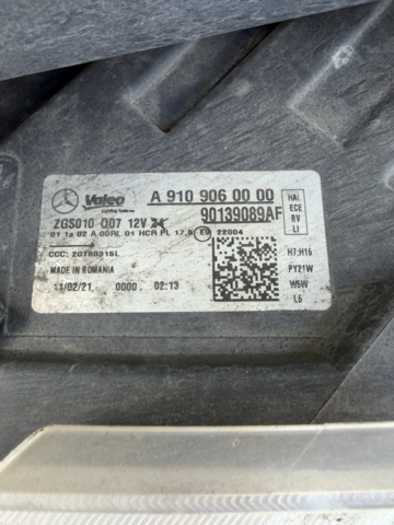 1411062-54 Mercedes-Benz Sprinter 316 CDI Chassi 7G-Tronic Plus, 163hk -2021