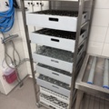 1533259-10 Diskstation med diskmaskin, in- och utbänk samt tillbehör - Wexiödisk WD-6