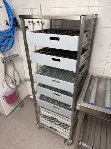 1533259-10 Diskstation med diskmaskin, in- och utbänk samt tillbehör - Wexiödisk WD-6