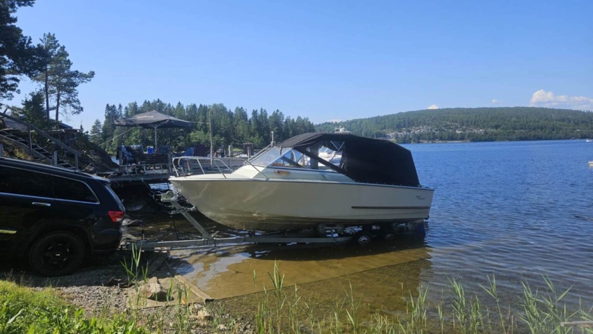 1529856-4 Boat with canopy - Coronet DC 21