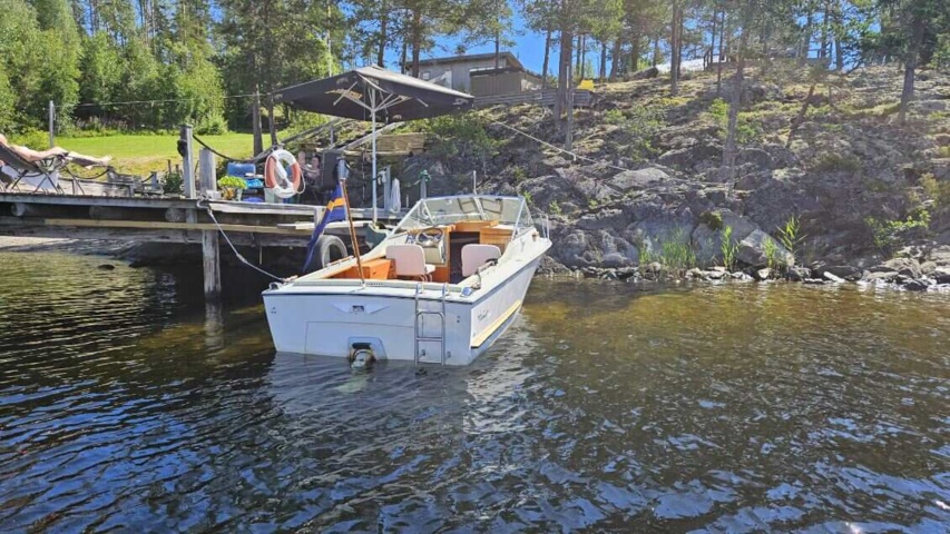 1529856-9 Boat with canopy - Coronet DC 21