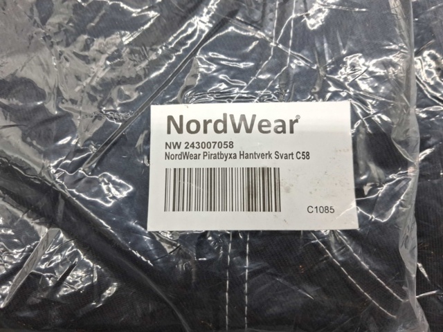 1541443-3 Piratbyxa, 2 st - NordWear NW2430, stl C58, svart