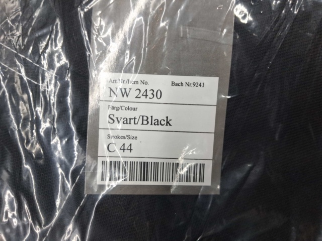 1541450-3 Piratbyxa, 2 st - NordWear NW2430, stl C44, svart
