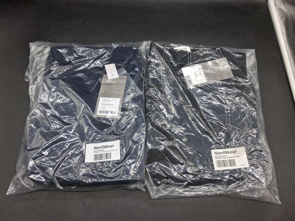 1541454-1 Pirate pants, 2 pcs - NordWear NW 2230, size C44, C48, Stretch, Black & Navy
