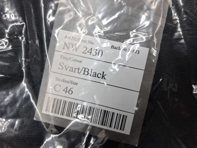 1541460-3 Piratbyxa, 2 st - NordWear NW2430, stl C46, svart