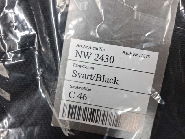 1541461-3 Piratbyxa, 2 st - NordWear NW2430, stl C46, svart