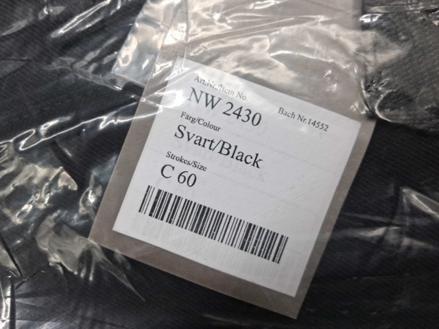 1541473-3 Piratbyxa, 2 st - NordWear NW2430, stl C60, svart
