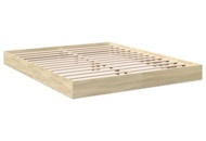 1541558 Sängram utan madrass sonoma-ek 160x200 cm mdf trä