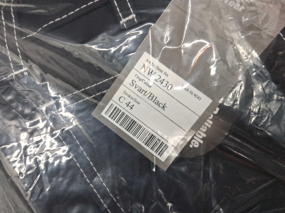 1541478-2 Pirate pants 3 pcs - NordWear NW2430, size C44/C60/C62, Black