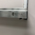 1539898-7 Rostfria arbetsbänkar 2 st och en vägghylla - Maxima / GGM Gastro / Royal
