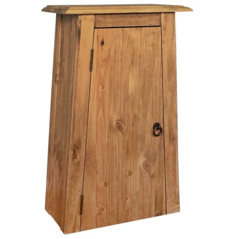 1541605-1 Väggskåp badrum massiv furu 42x23x70 cm