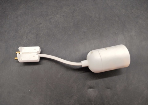 Lamp holder with lamp plug, 45 pcs.