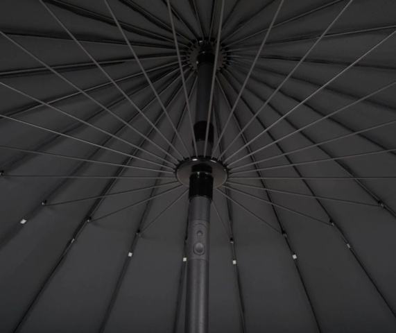 1541788-4 Parasol Brafab Shanghai Anthracite/Anthracite 270 cm