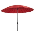 1541798-1 Parasoll Brafab Shanghai Röd 270 cm
