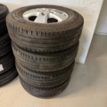 1140959-1 Sommardäck på aluminiumfägar till husbil, Michelin 225/75 R 16 CP