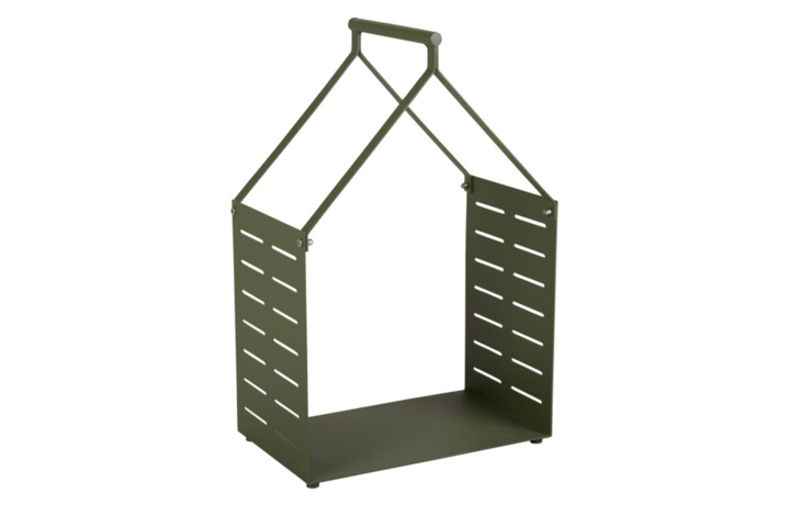 1541832-1 Firewood basket Brafab Belfort Green