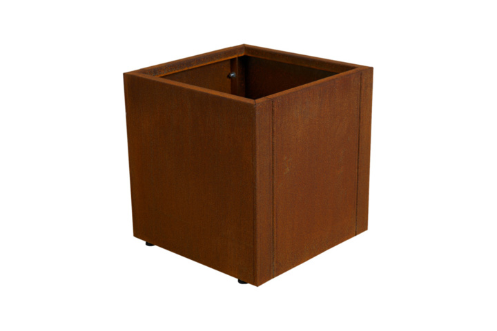 1541907-1 1 pc Pot Brafab Cumin Corten 40x40x40 cm