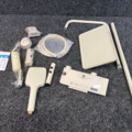 1541974-5 Takdusch med intelligent digital display, vit/beige