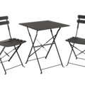 1541935-1 Café set Brafab Ponte Black